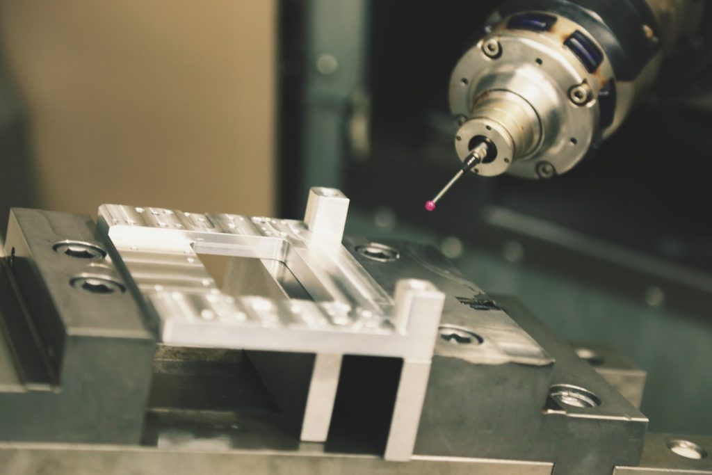 Closeup milling machine Closeup milling machine
