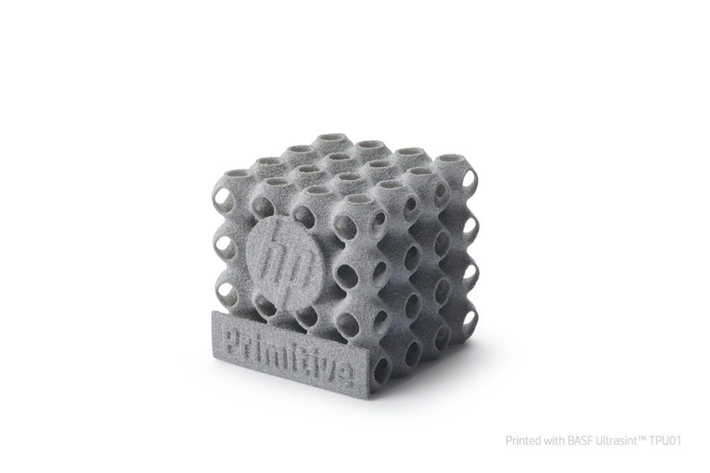 Primitive lattice cube - 5200 - BASF TPU - Credit to HP 3D Printing Near Me