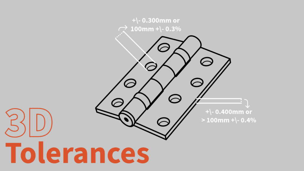 3D tolerances graphic