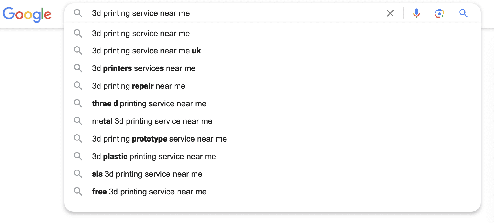 Google search
