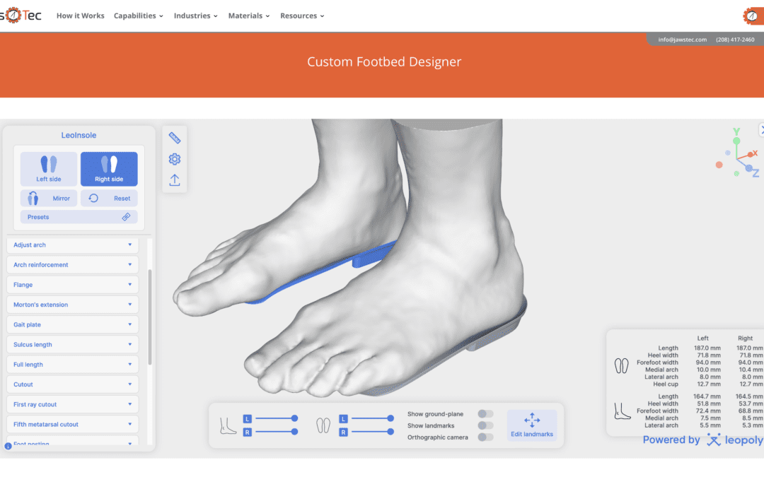 JawsTec: MJF & SLS 3D Printing for Prosthetics and Orthotics