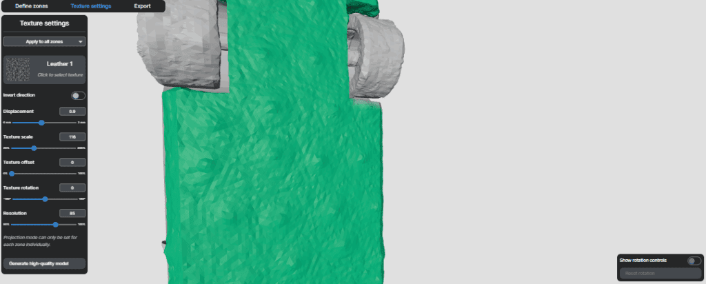3D Print with Texture