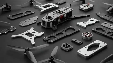 Metal drone parts Aluminium Wings